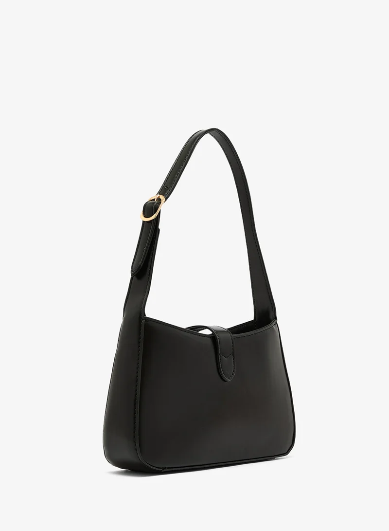 ELLA Classic Shoulder Bag With Gold Accent